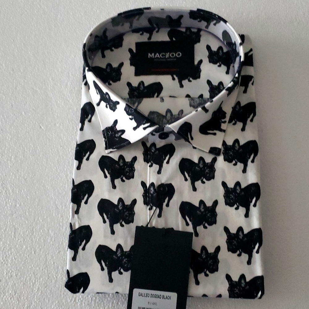 Black and White Dog Shirt